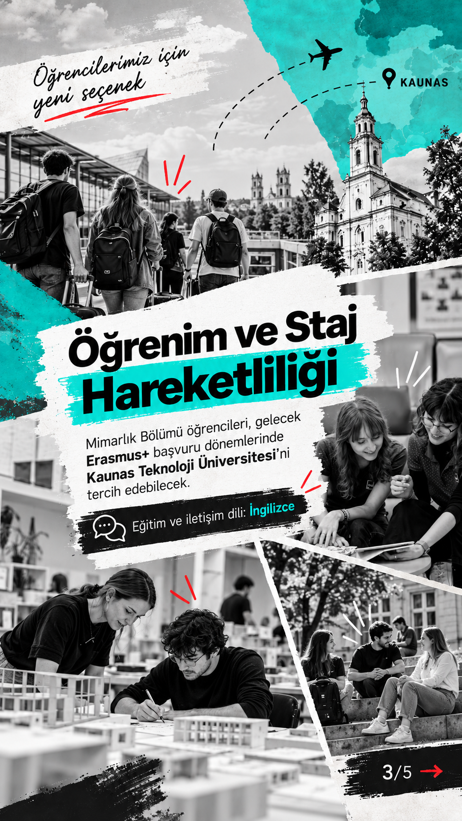 BUÜ Mimarlık’ta Yeni Erasmus+ Rotası: Kaunas Teknoloji Üniversitesi